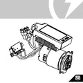 12e Drive Replacement ESC AND Motor Combo- (BRUSHED)